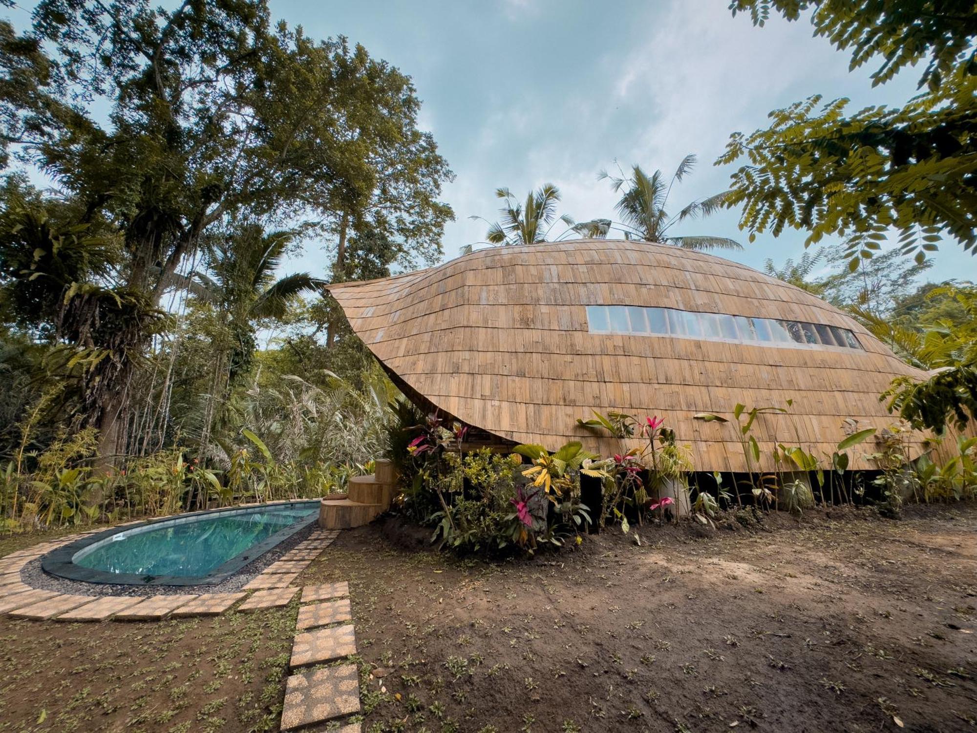 Villa Bamboo House - Ecobreeze à Sidemen  Extérieur photo