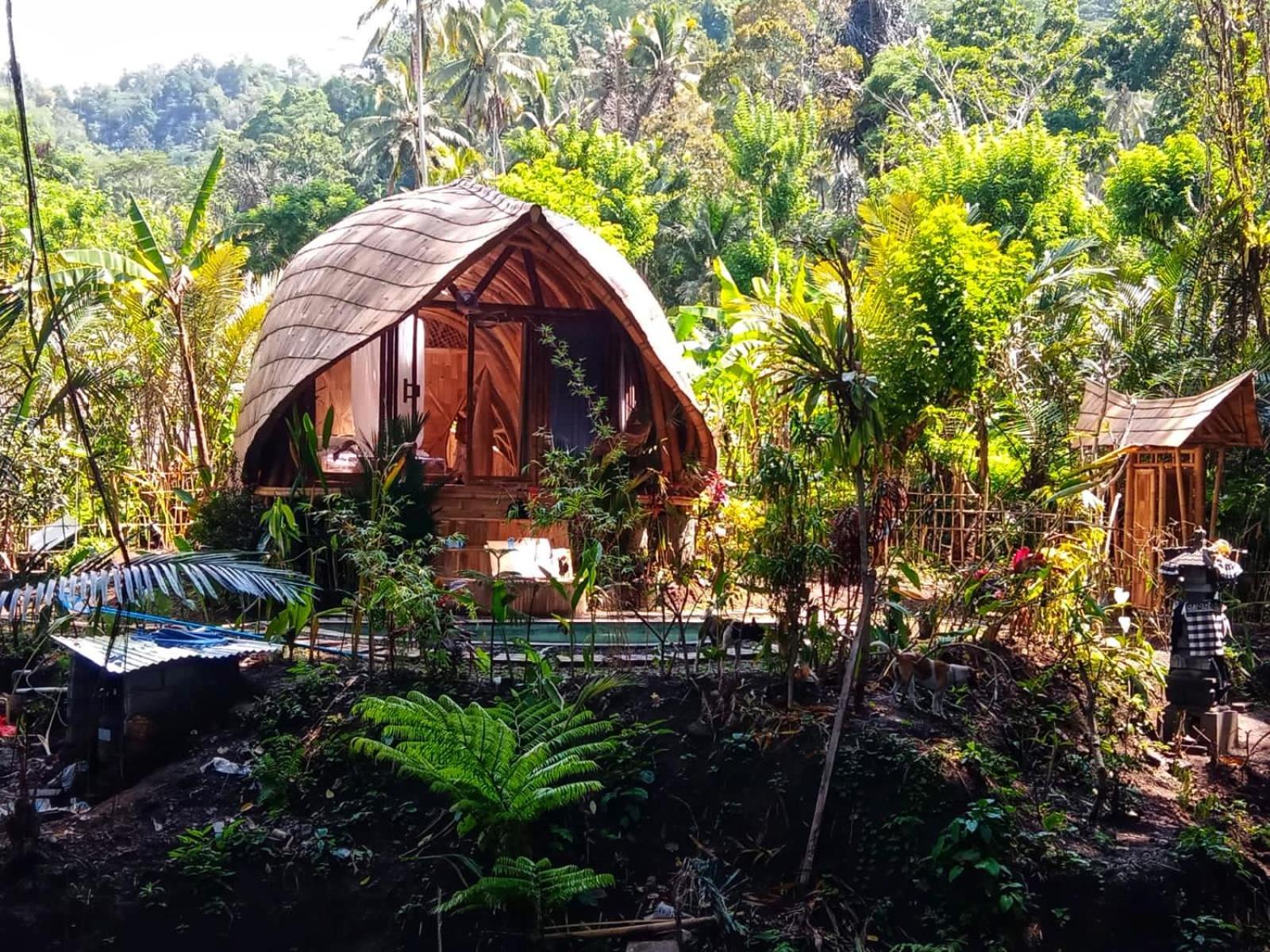Villa Bamboo House - Ecobreeze à Sidemen  Extérieur photo
