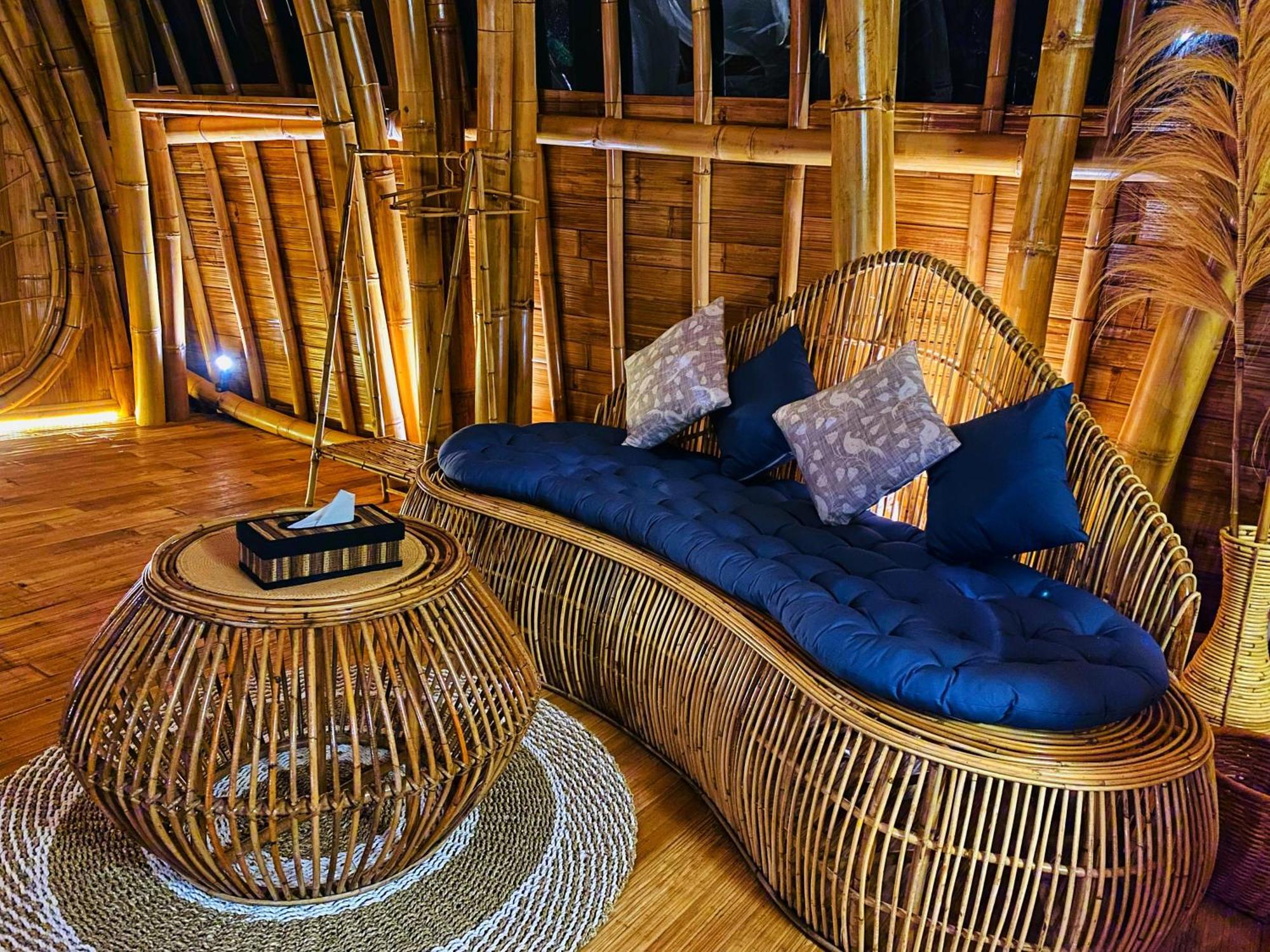 Villa Bamboo House - Ecobreeze à Sidemen  Extérieur photo