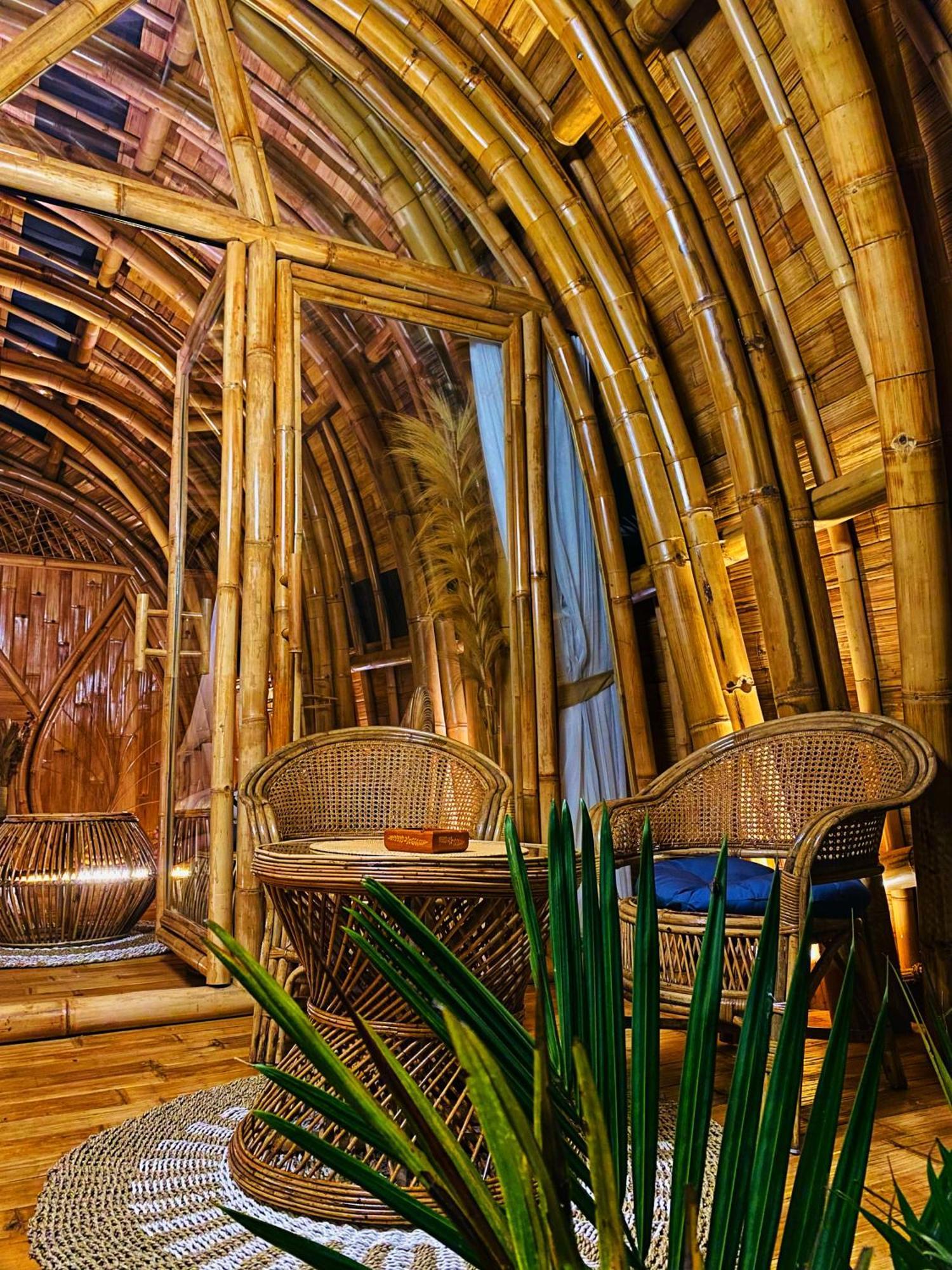 Villa Bamboo House - Ecobreeze à Sidemen  Extérieur photo