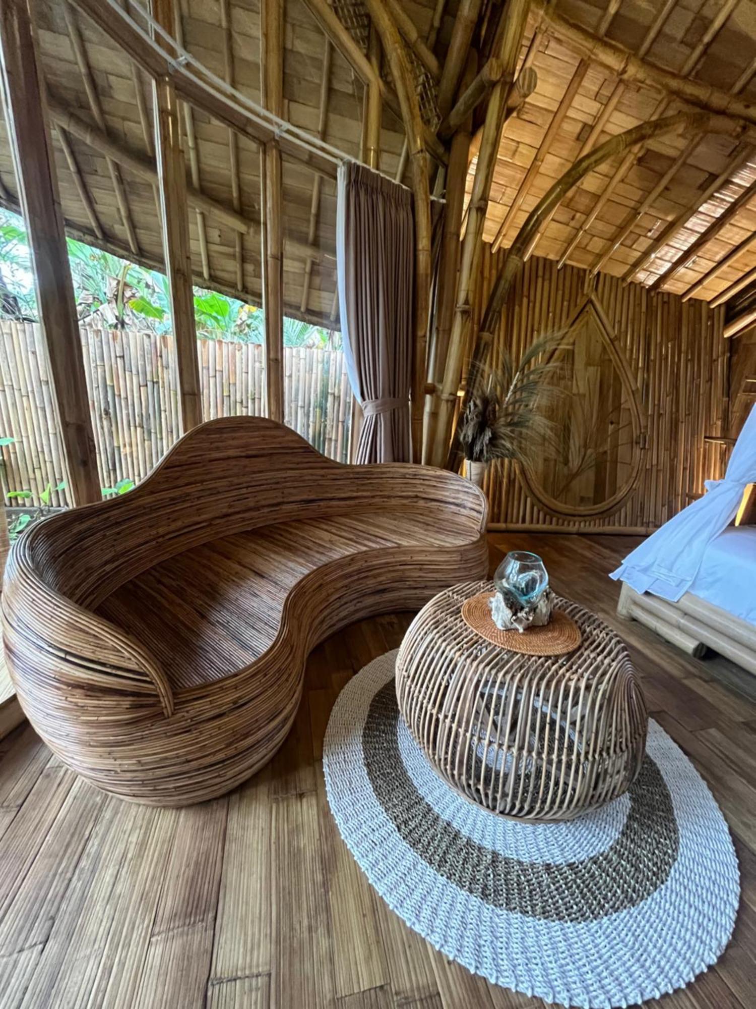 Villa Bamboo House - Ecobreeze à Sidemen  Extérieur photo