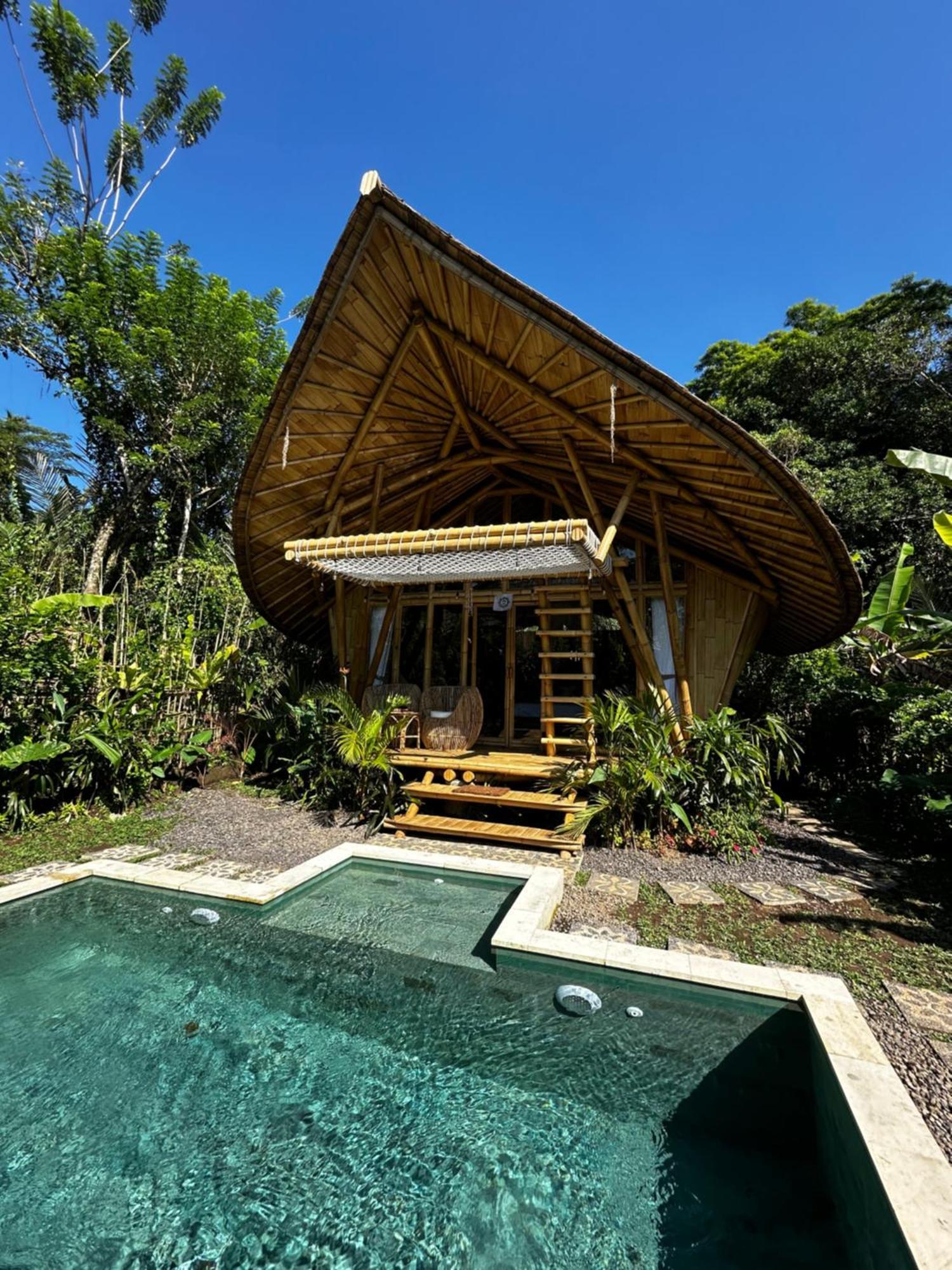 Villa Bamboo House - Ecobreeze à Sidemen  Extérieur photo