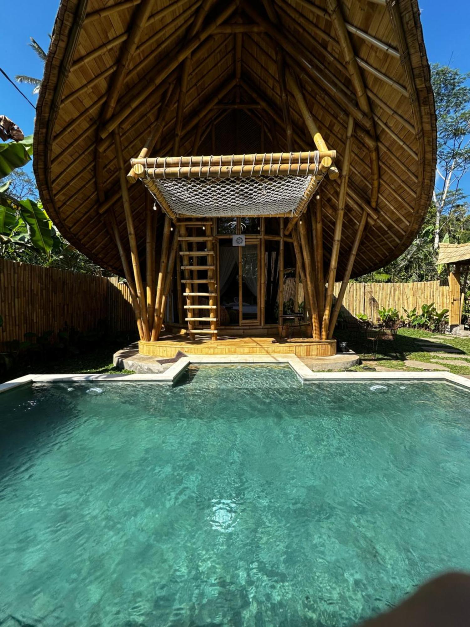 Villa Bamboo House - Ecobreeze à Sidemen  Extérieur photo