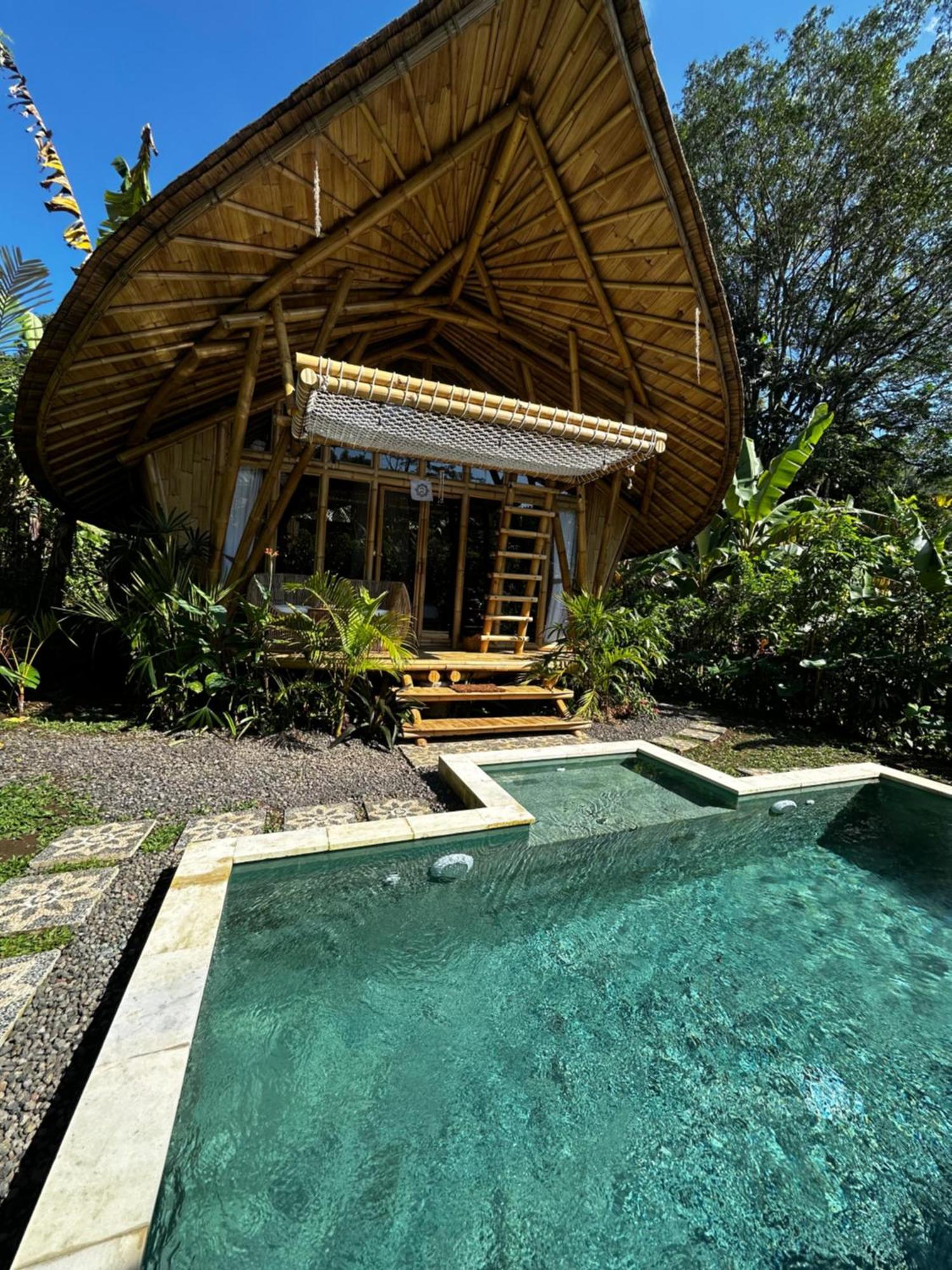 Villa Bamboo House - Ecobreeze à Sidemen  Extérieur photo