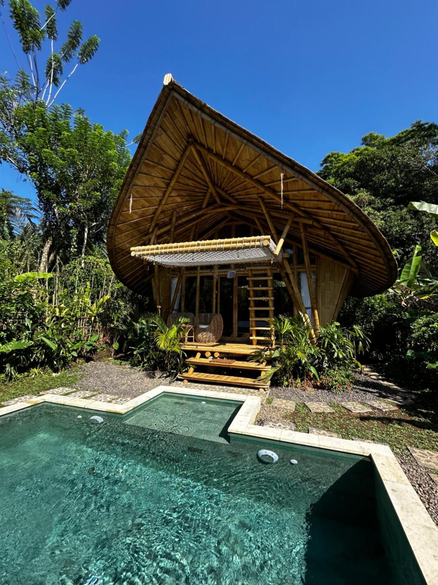 Villa Bamboo House - Ecobreeze à Sidemen  Extérieur photo