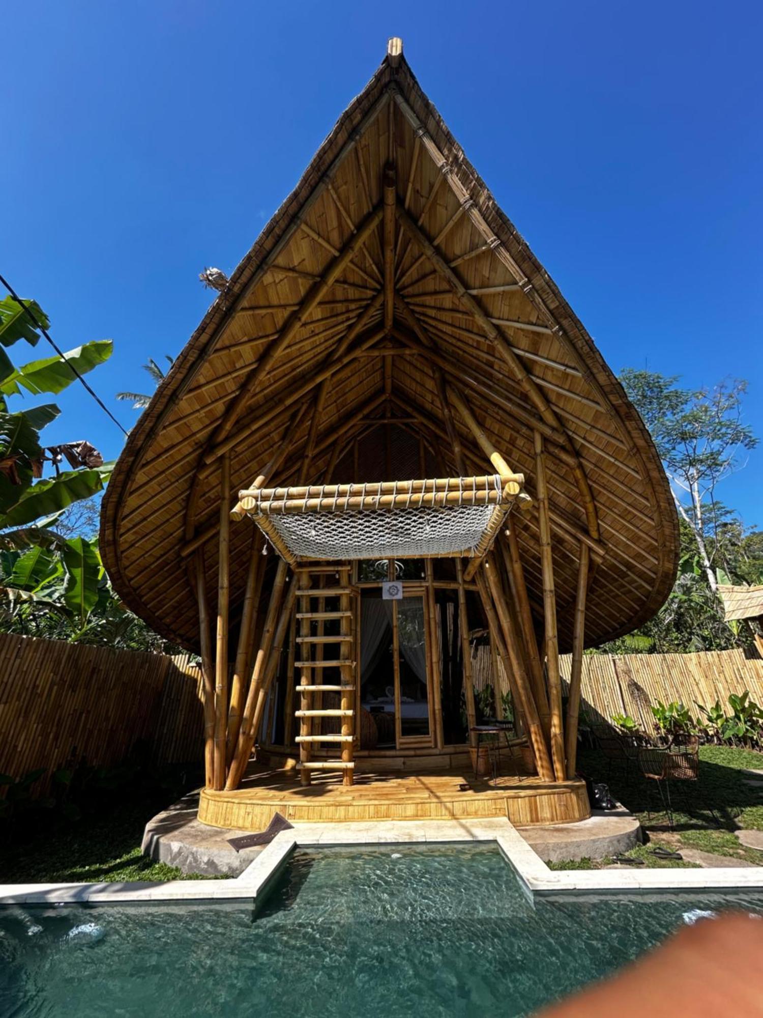 Villa Bamboo House - Ecobreeze à Sidemen  Extérieur photo