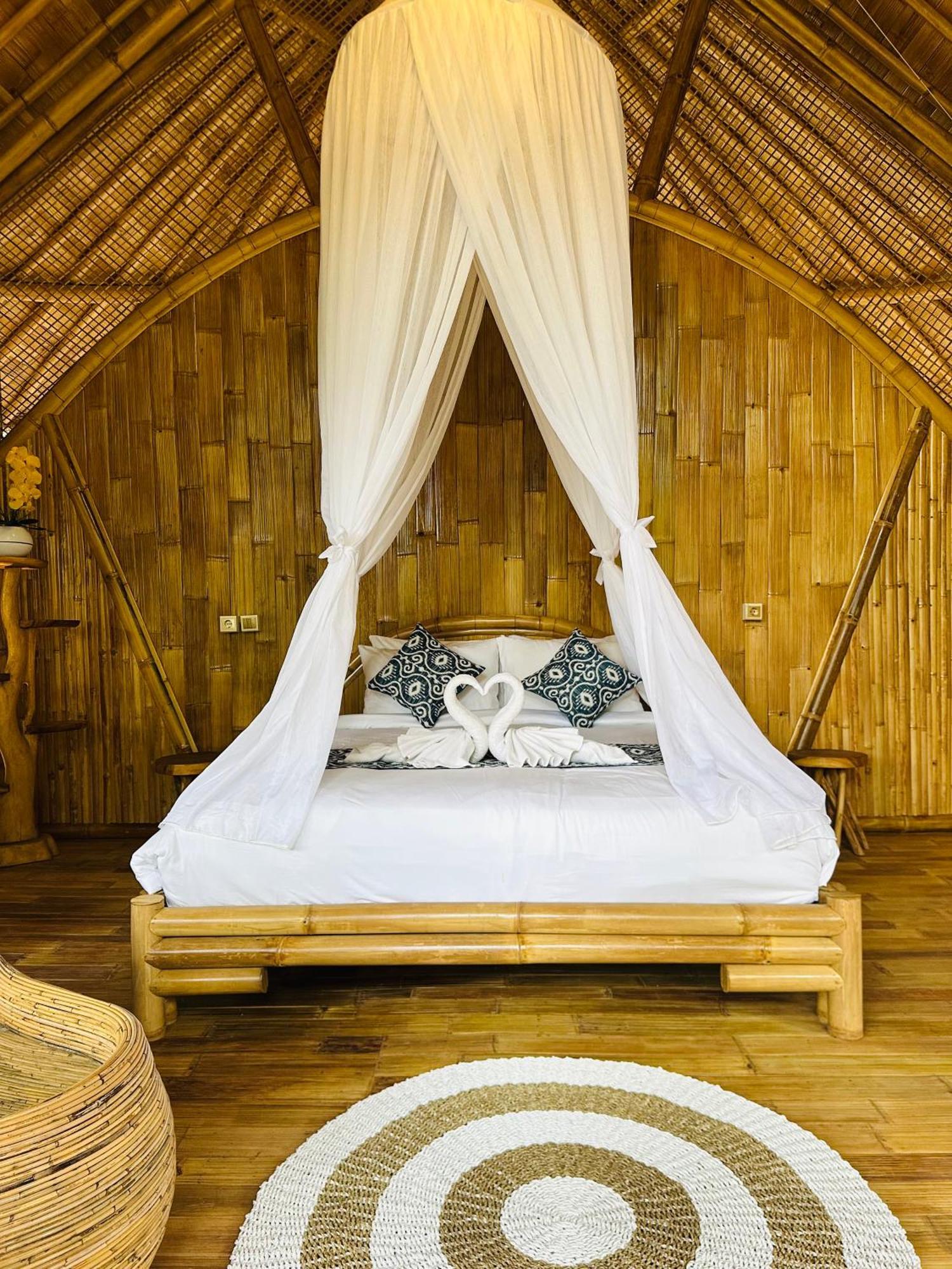 Villa Bamboo House - Ecobreeze à Sidemen  Extérieur photo