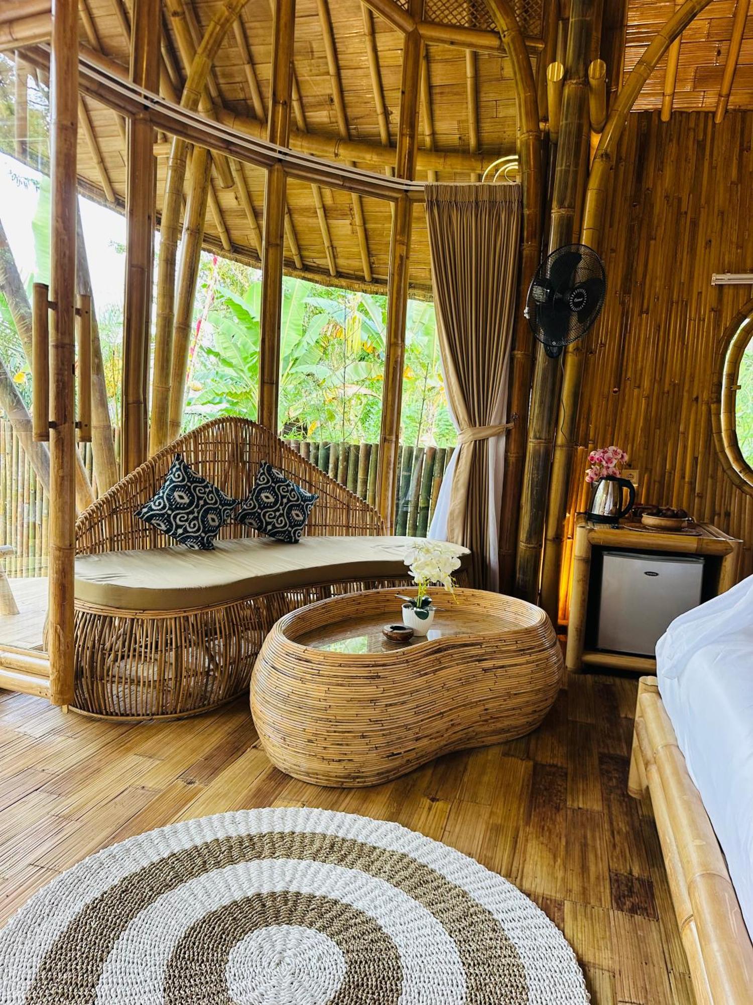 Villa Bamboo House - Ecobreeze à Sidemen  Extérieur photo