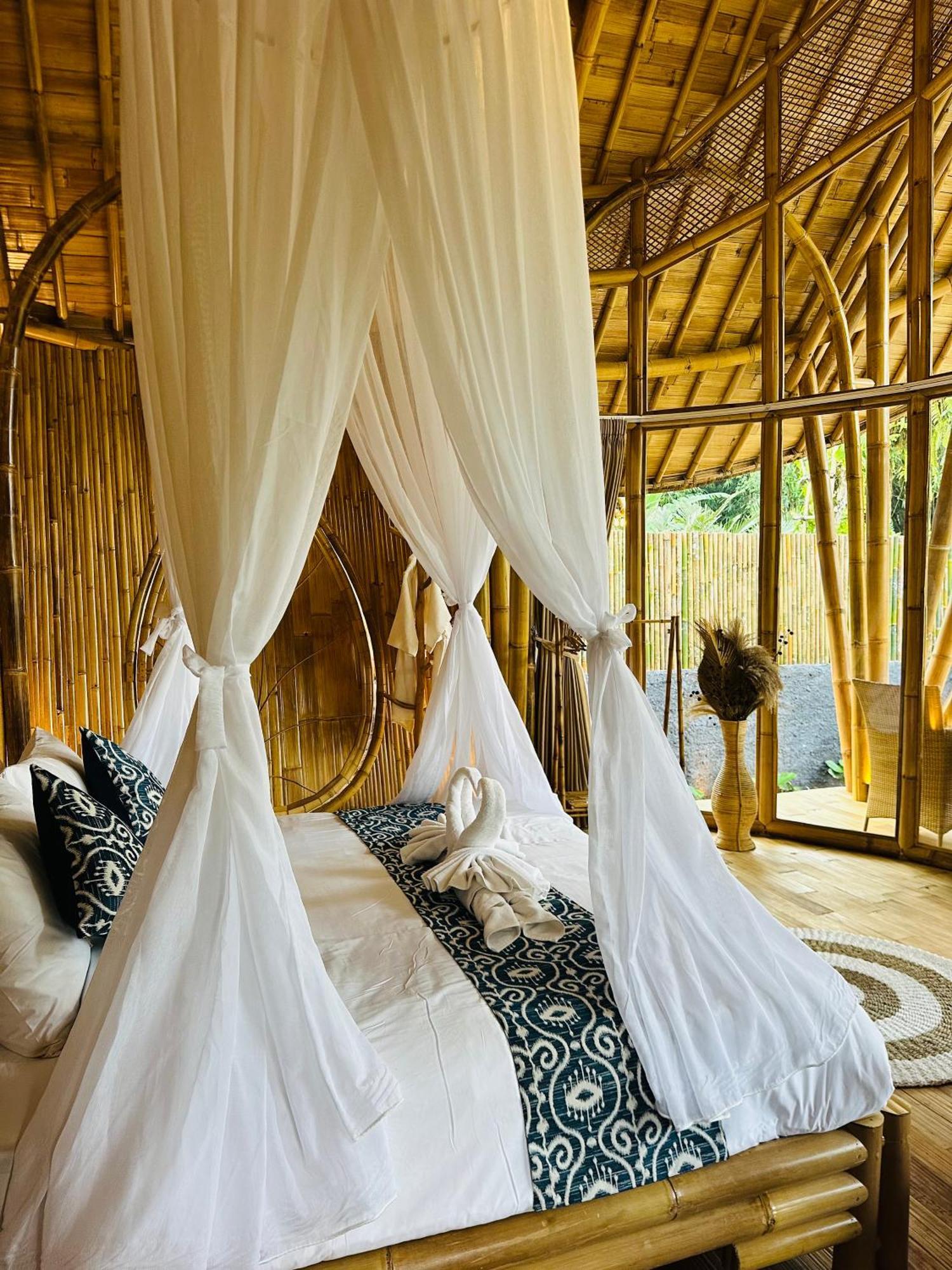 Villa Bamboo House - Ecobreeze à Sidemen  Extérieur photo
