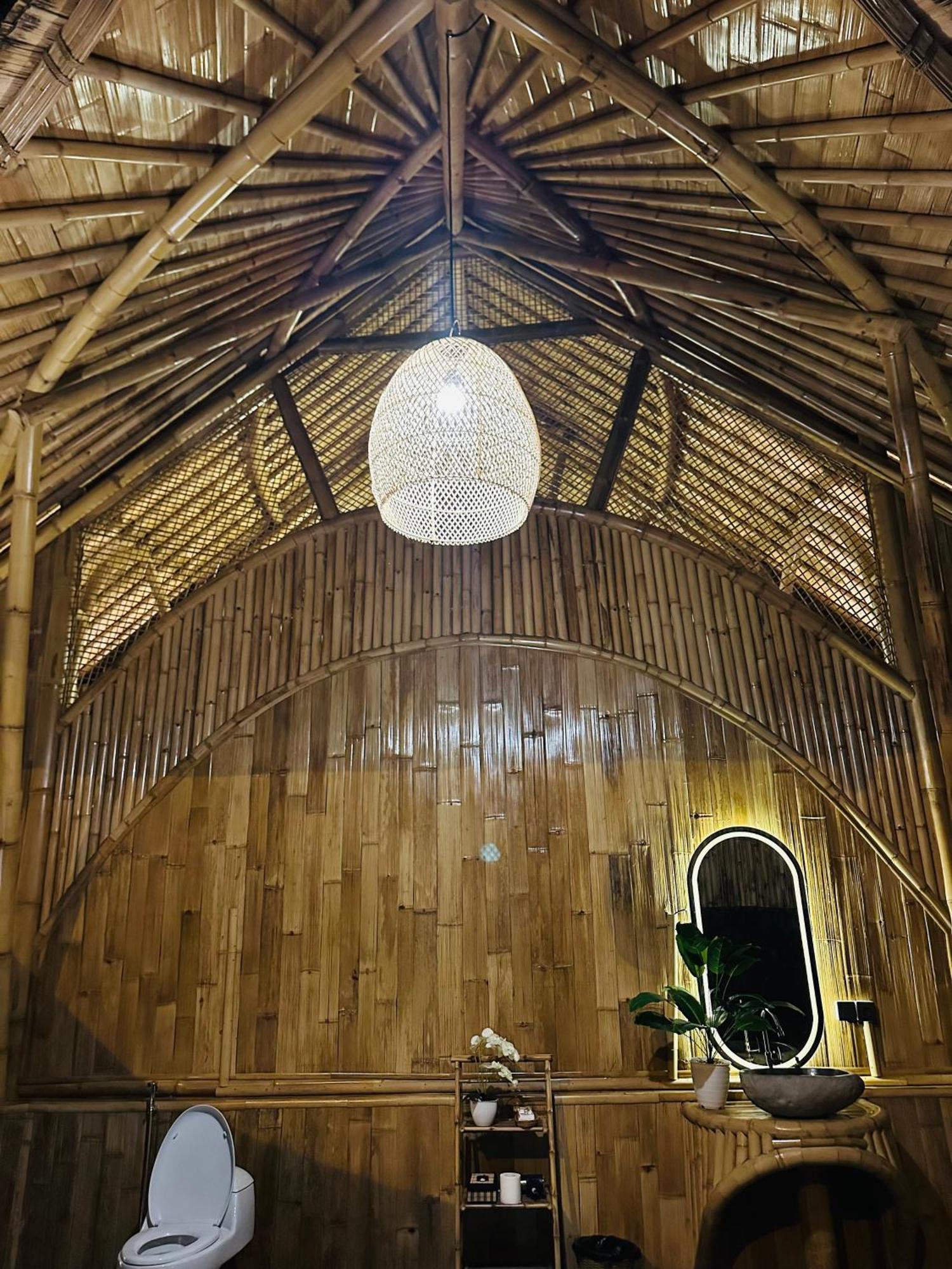 Villa Bamboo House - Ecobreeze à Sidemen  Extérieur photo