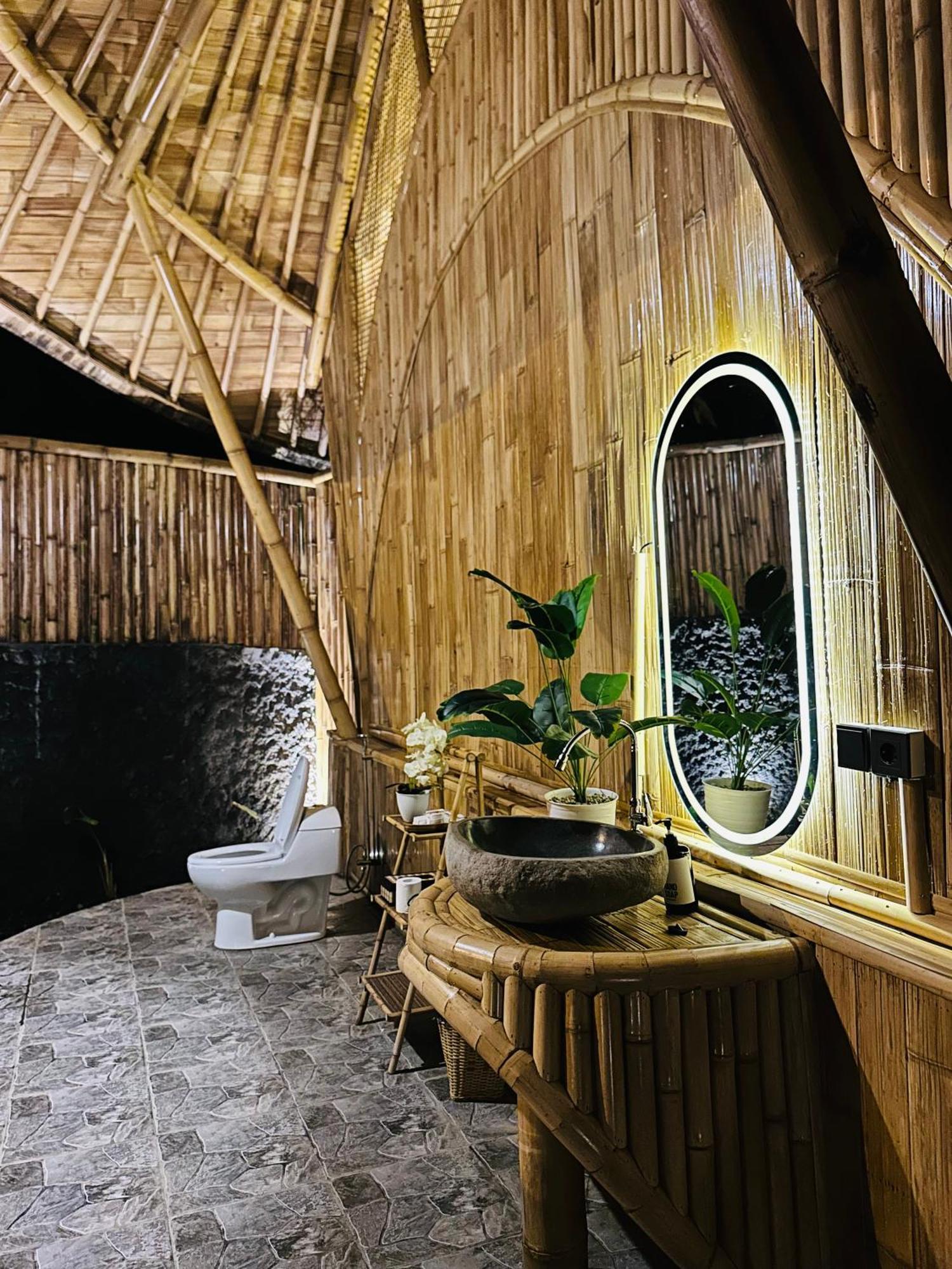 Villa Bamboo House - Ecobreeze à Sidemen  Extérieur photo