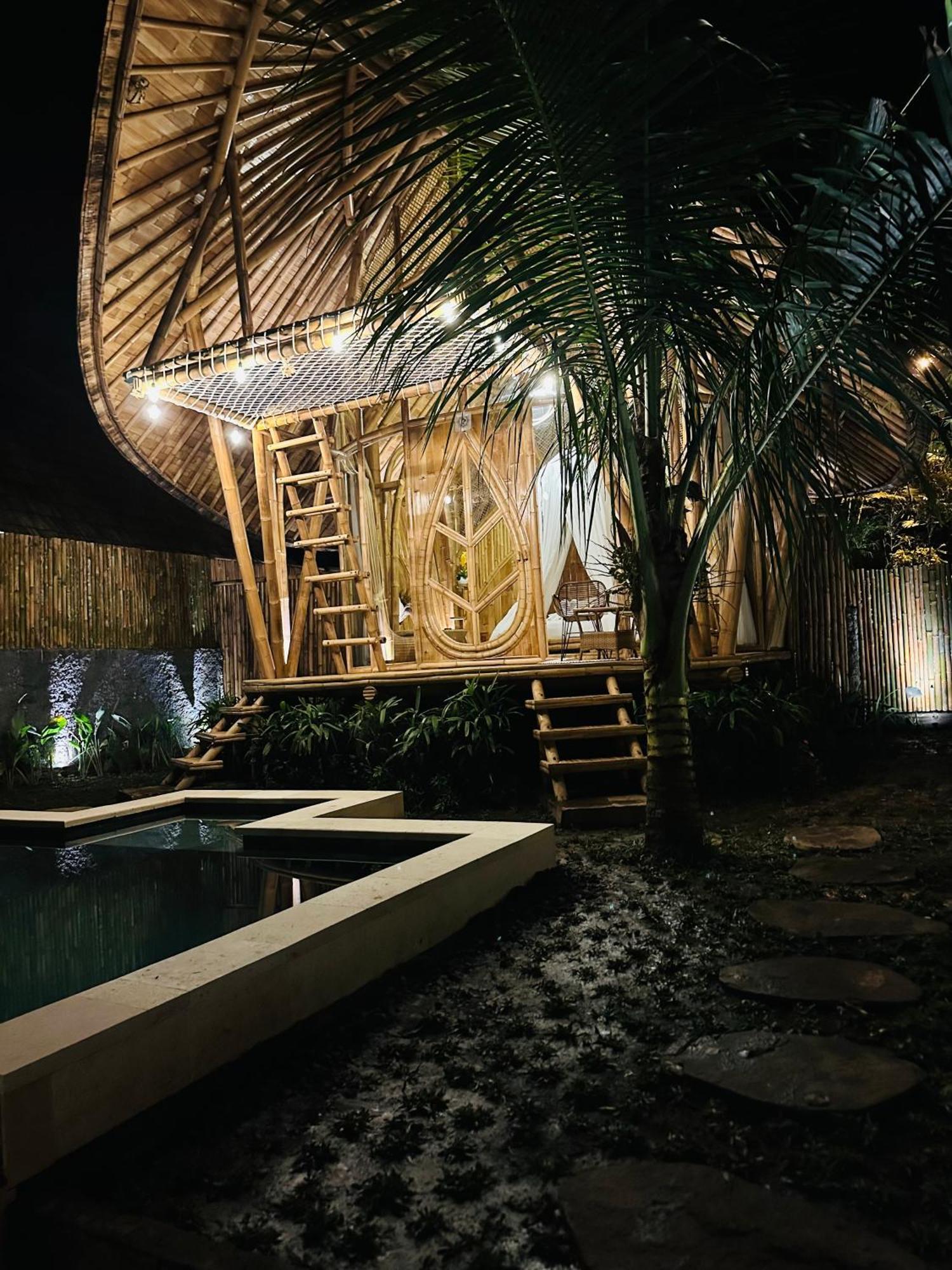 Villa Bamboo House - Ecobreeze à Sidemen  Extérieur photo